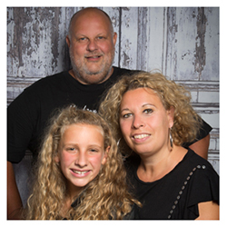 Michael Beyer mit Familie